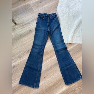 Denim Forum Dark Blue Flare Jeans